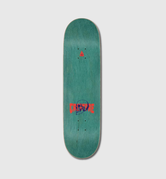 Creature Birch Spiral Skull Skateboard Deck 8.53"