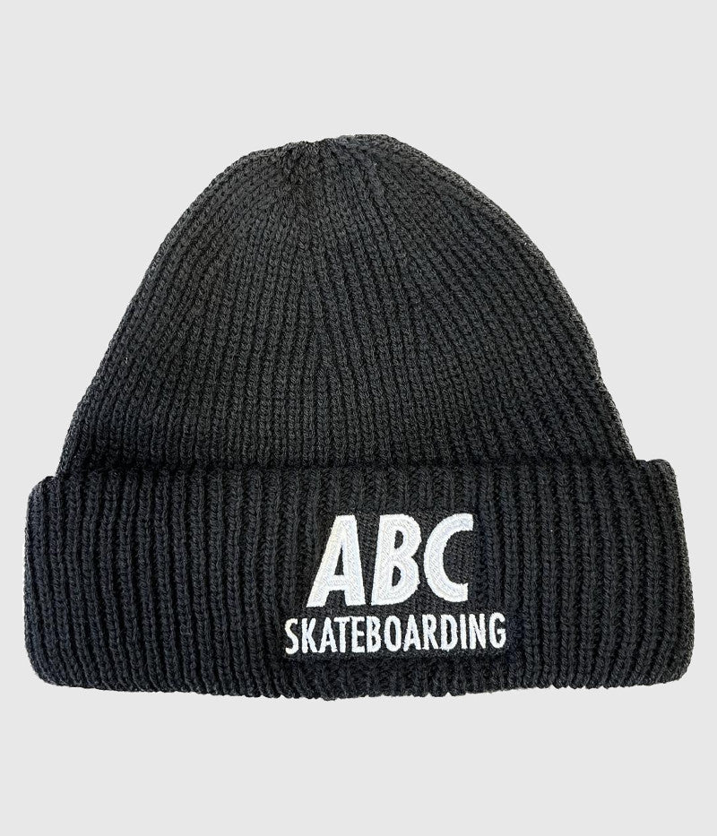 ABC Skateboarding Beanie Black