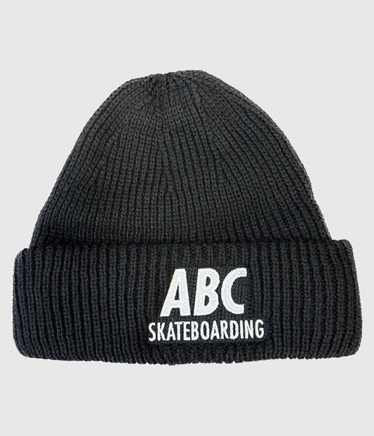 ABC Skateboarding Beanie Black
