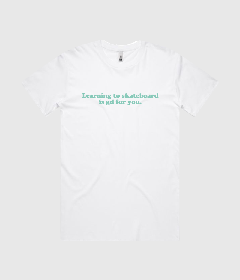 Have A Gd Trip x ABC Skateboarding Youth Skate T-Shirt White