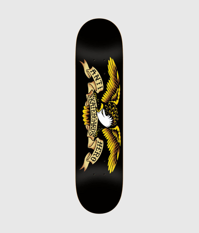 Anti Hero Classic Eagle Black Skateboard Deck 8.125"