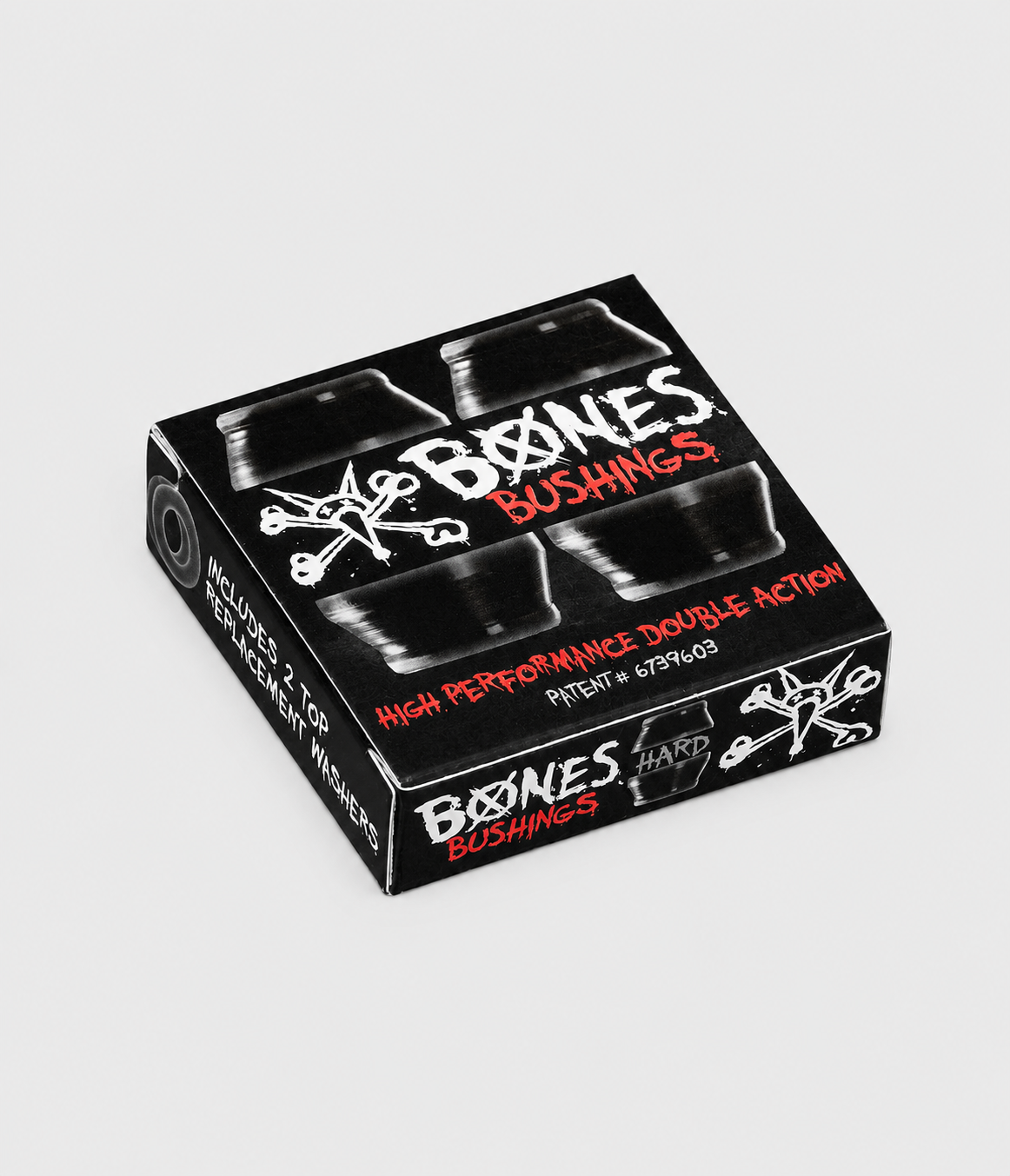 Bones Wheels Bushings Hard Black / Black (96A)