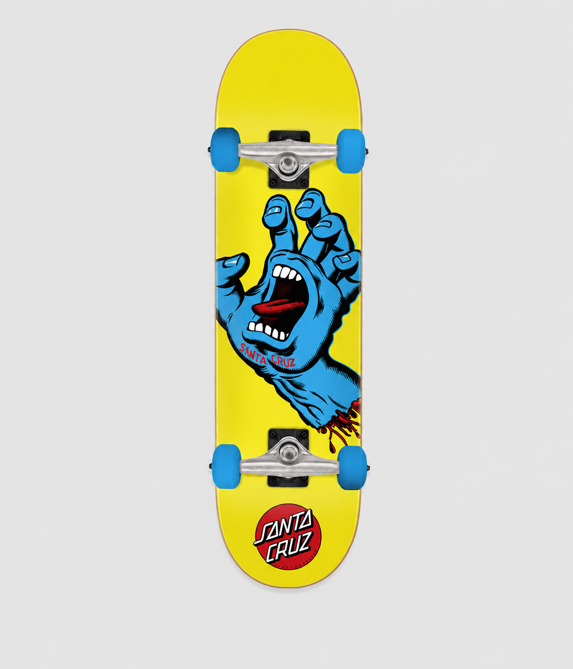 Santa Cruz Screaming Hand Yellow Complete Skateboard 7.75"