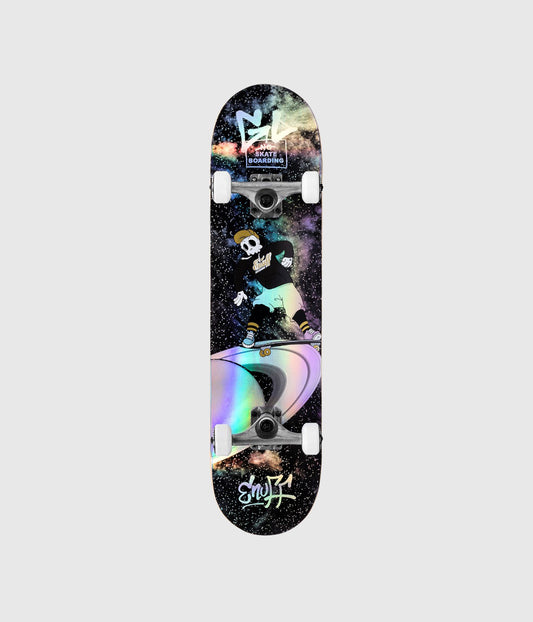 Enuff Skully hologram Complete Skateboard Black 7.25" Mini