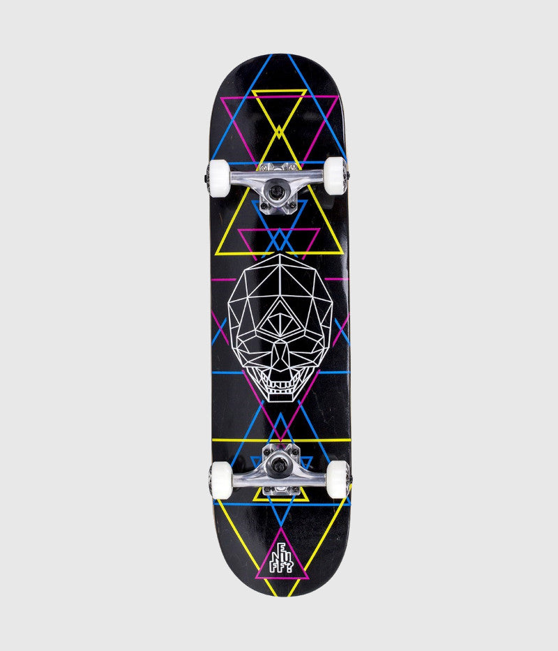 Enuff Geo Skull Complete Skateboard Black 8"