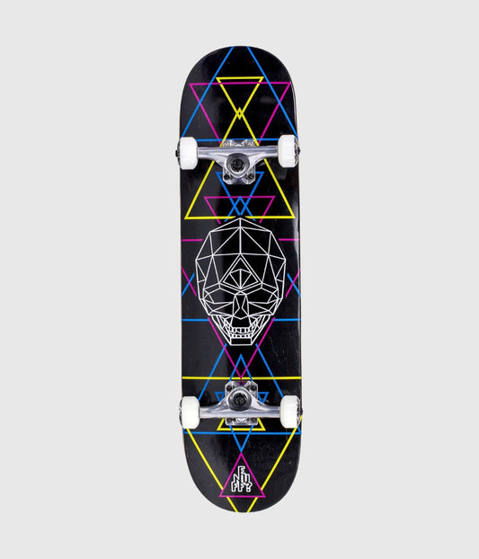 Enuff Geo Skull Complete Skateboard Black 8"