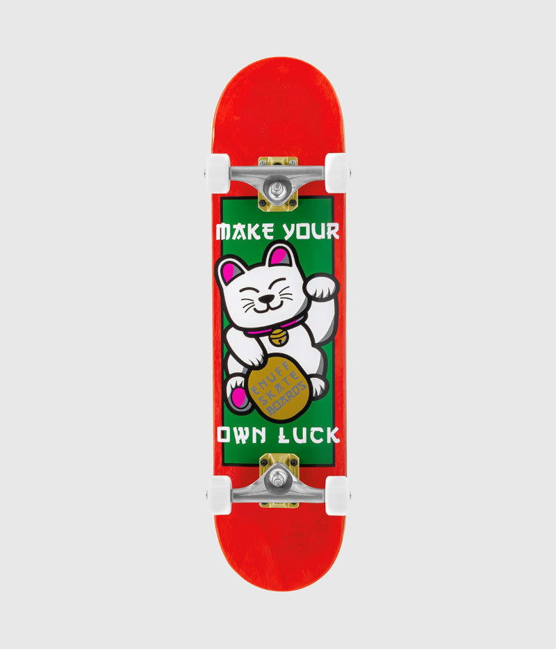 Enuff Lucky Cat Complete Skateboard Red 8"