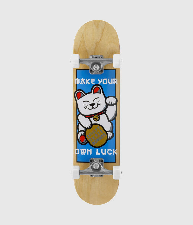 Enuff Lucky Cat MINI Complete Skateboard Natural 7.25"