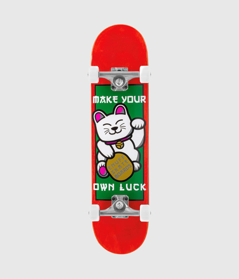 Enuff Lucky Cat MINI Complete Skateboard Red 7.25"