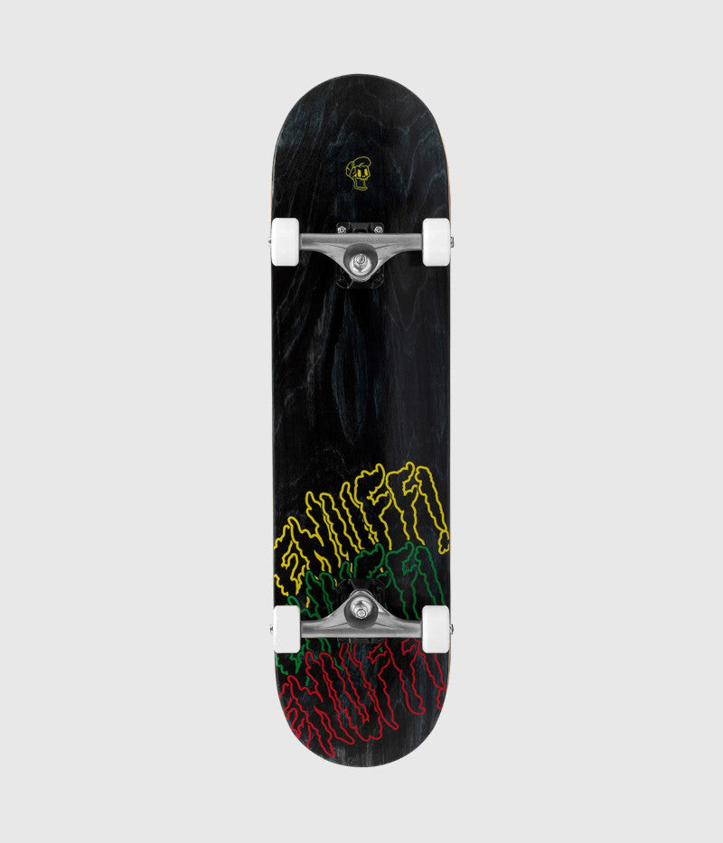 Enuff Three Tier Reloaded Complete Skateboard Black 8"