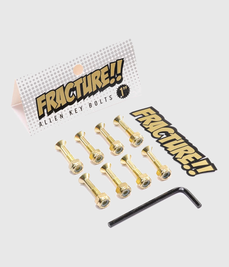 Fracture Allen Truck Bolts 1" Gold