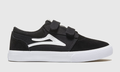 Lakai Griffin Kids Skate Shoes Black/white Suede