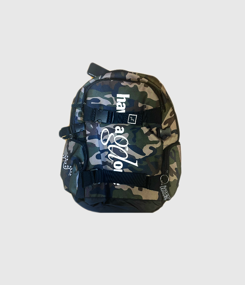 Have A GD Trip Skateboard Backpack Camo