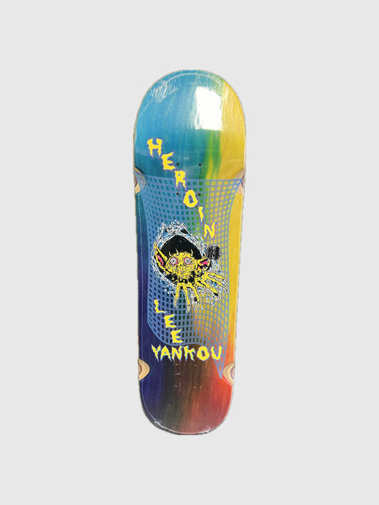 Heroin Skateboards Lee Yankou Skateboard Deck Imp Invader 8.25"