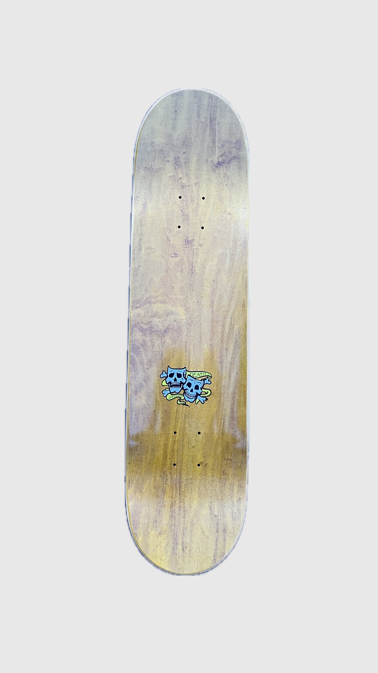 Death Skateboards Charlie Spelzini "Interchangeable" Skateboard Deck (Pink Ply) 8"