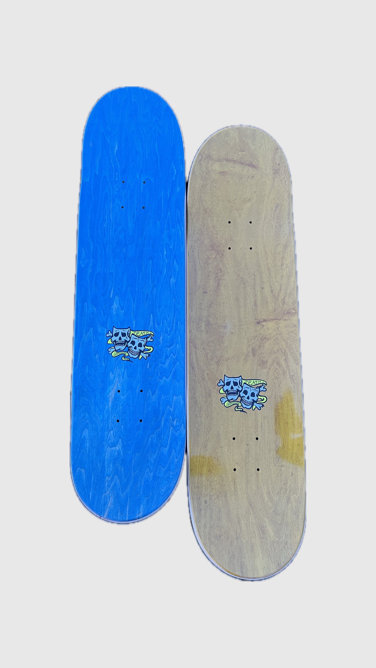 Death Skateboards Charlie Spelzini "Interchangeable" Skateboard Deck (Pink Ply) 8"