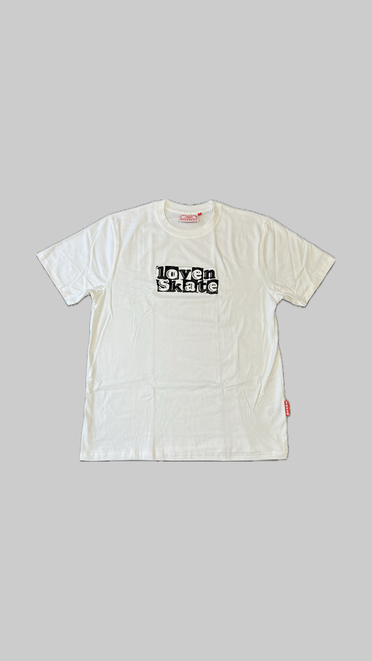 Lovenskate ‘TEAR LOGO’ Black & White - White