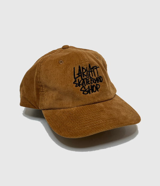 Lariatt Script Heritage Cord Cap - Camel