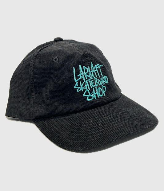 Lariatt Script Heritage Cord Cap - Black