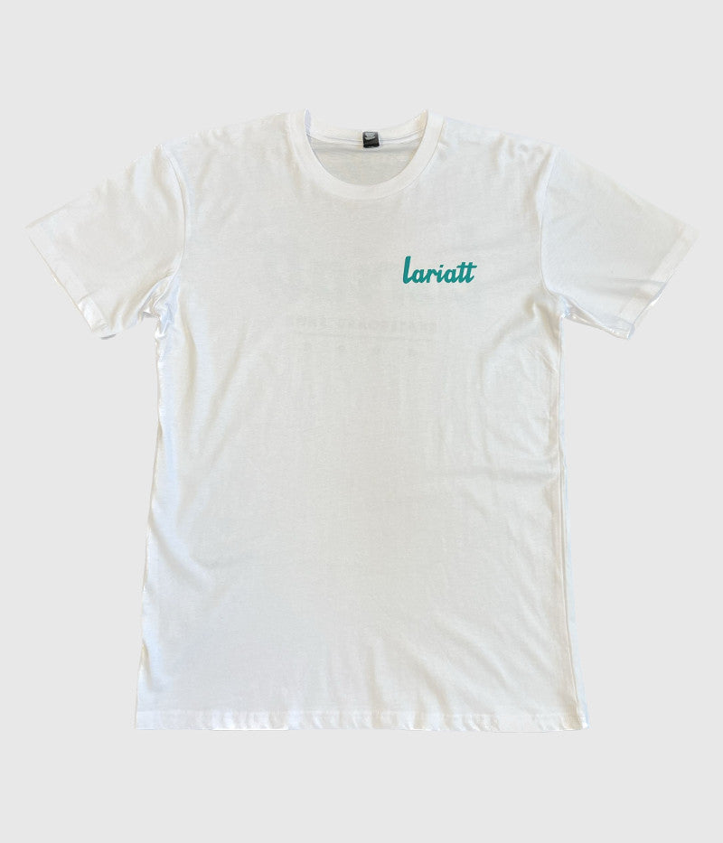 Lariatt Classic Skate Tee White
