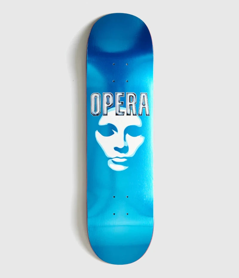 Opera Die Cut Mask EX7 Skateboard Deck Multi Blue 8.5"