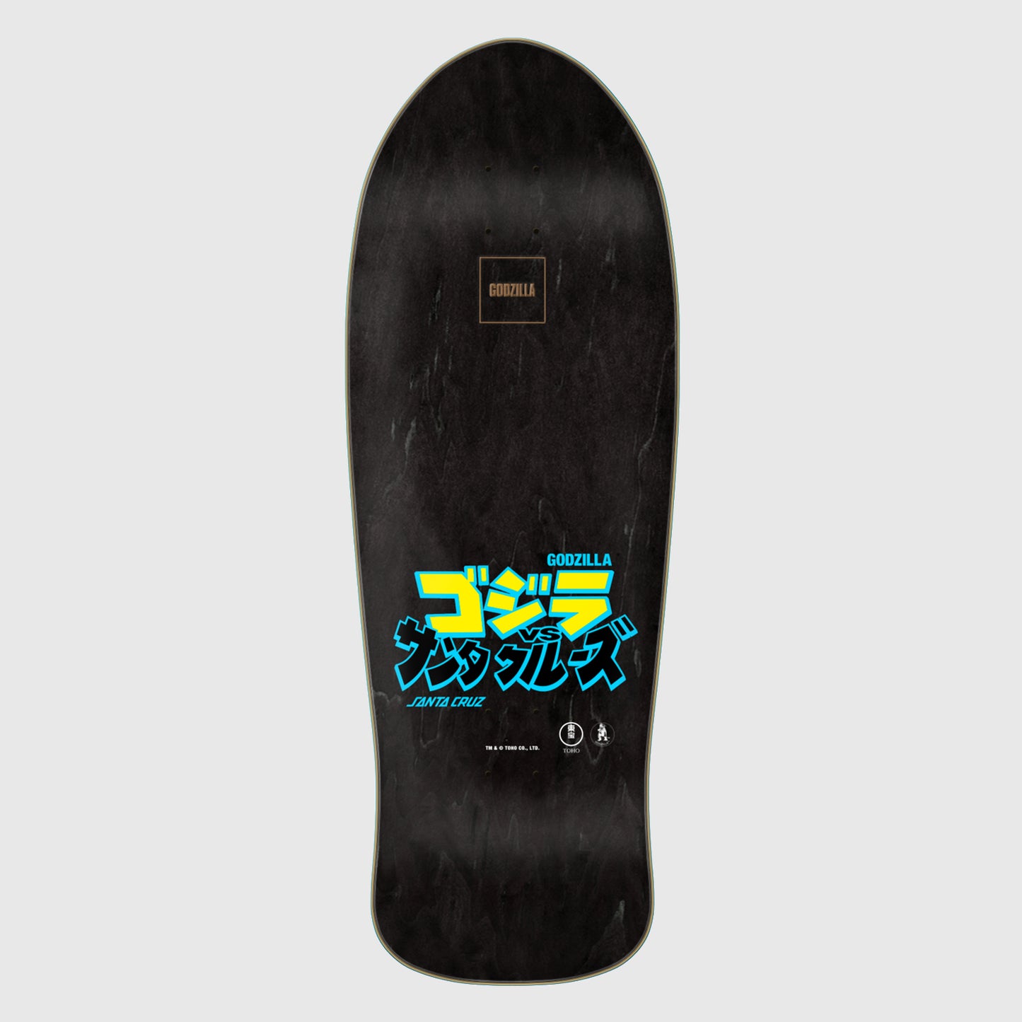 Santa Cruz Godzilla Mothra Natas Skateboard Deck 10.538"
