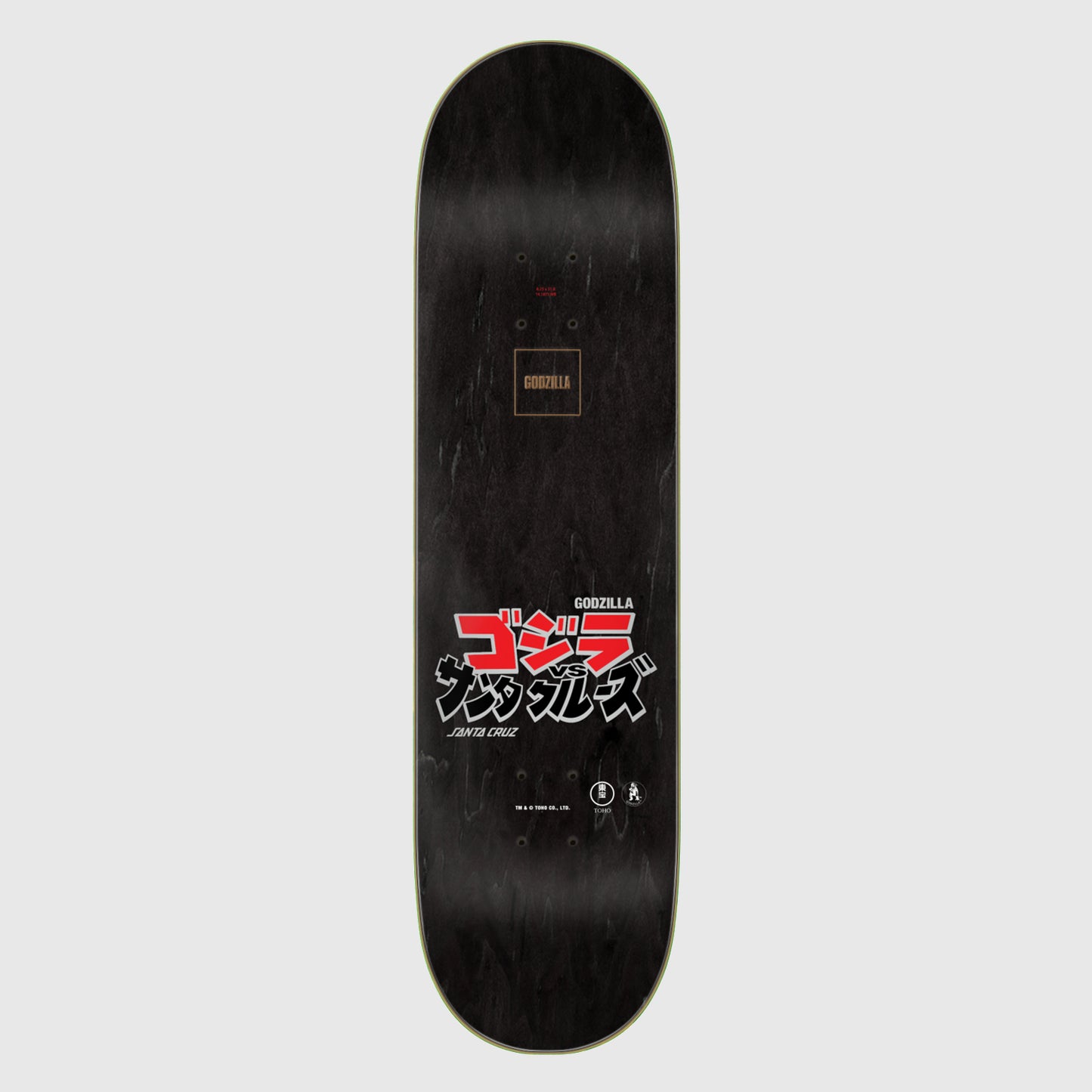 Santa Cruz Godzilla O'Brien Reaper Skateboard Deck 8.25"