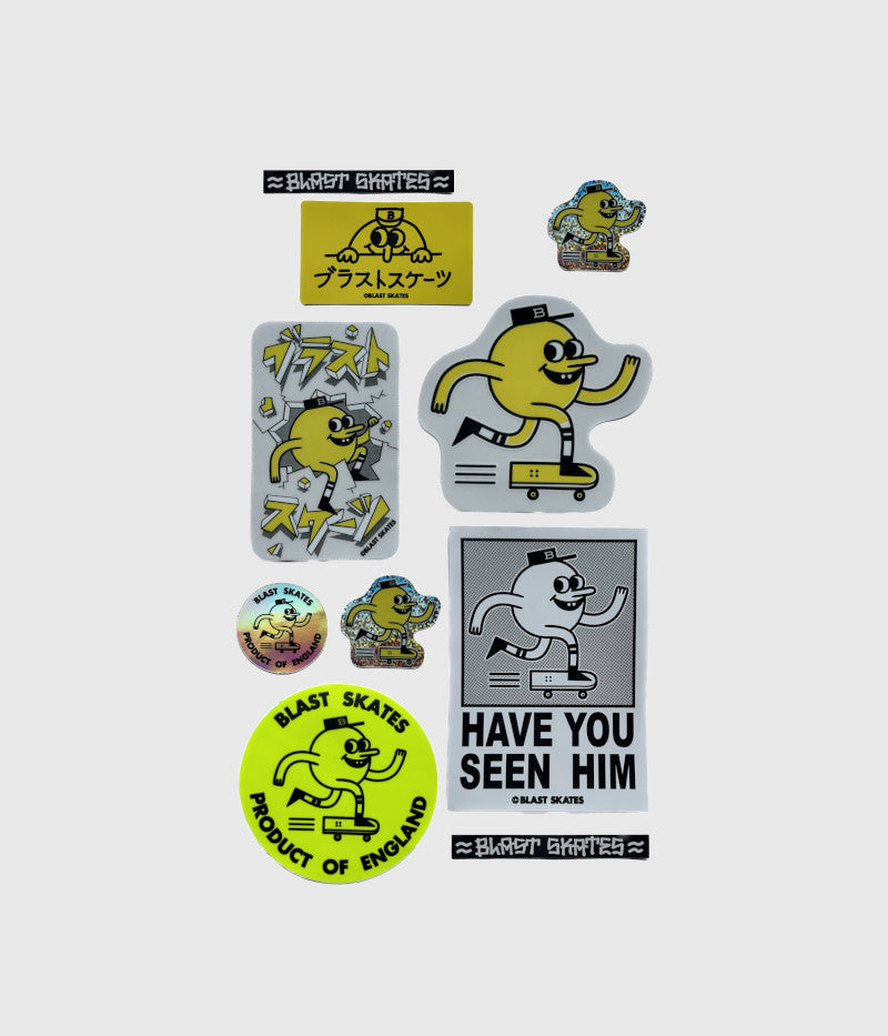 Blast Skates Sticker Pack