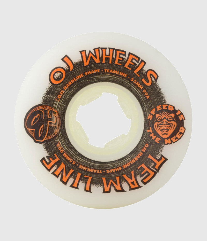 Oj Wheels Team Line Hardline 99a 55mm