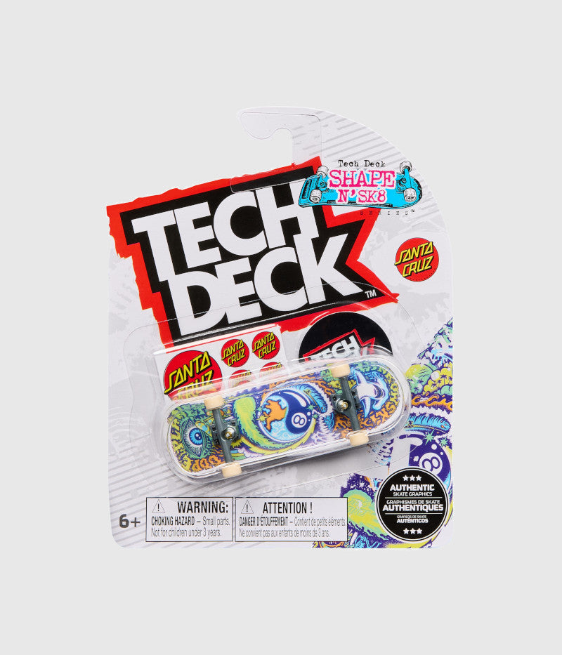 Tech Deck Santa Cruz Winkowski Dope Planet White VX Fingerboard