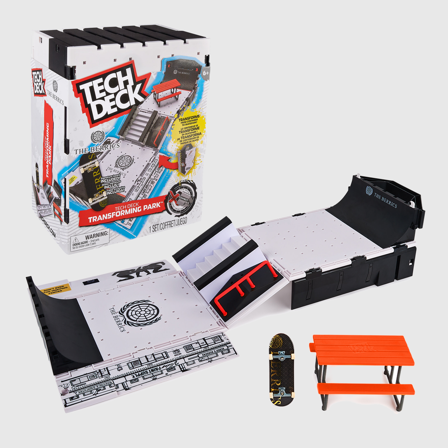 Tech Deck X-Connect The Berrics Transforming Skatepark