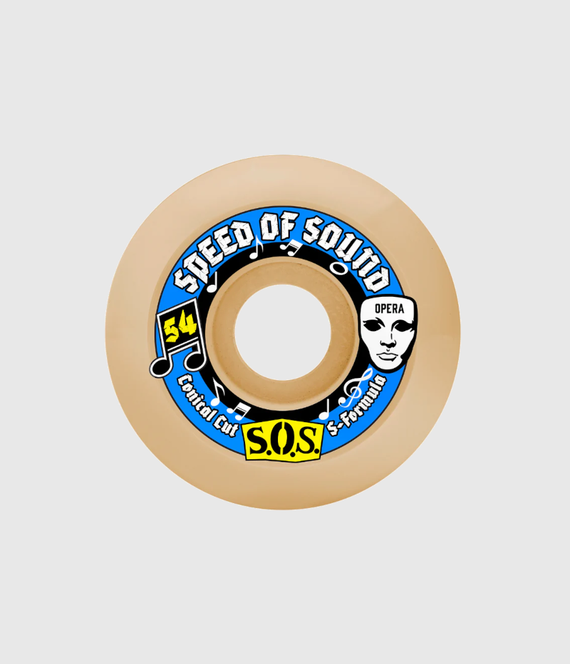 Opera SOS Mezzo Hardline Conical Skateboard Wheels 101a 54mm