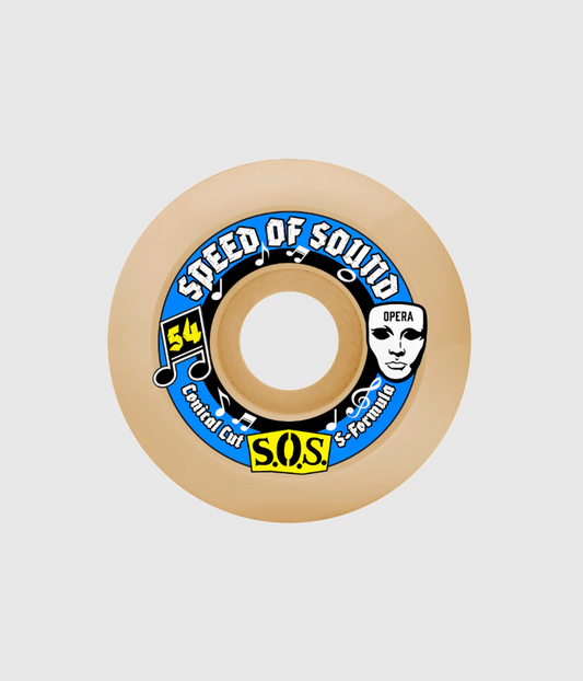 Opera SOS Mezzo Hardline Conical Skateboard Wheels 101a 54mm