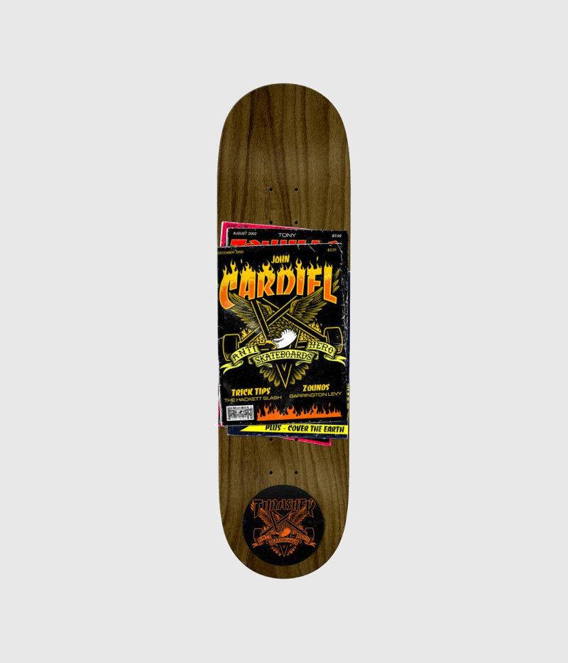 Anti Hero x Thrasher John Cardiel Collab Skateboard Deck 8.62"