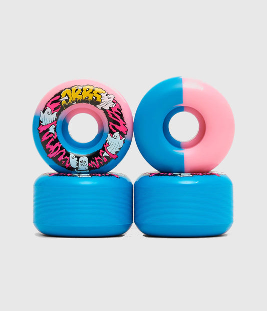 Orbs Apparitons Splits Skateboard wheel Pink/Blue 52mm
