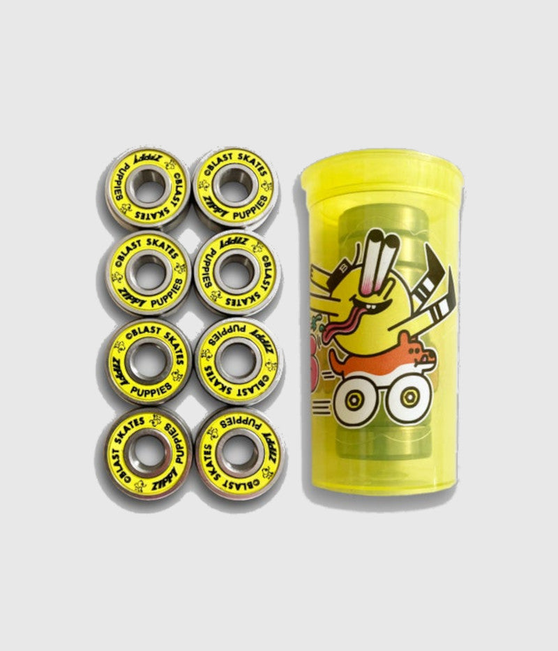 Blast Skates Zippy Puppies ABEC 9 Skateboard Bearings