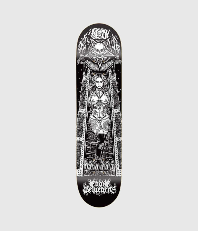 Death Skateboards Eddie Belvedere Maiden Skateboard Deck 8.75"