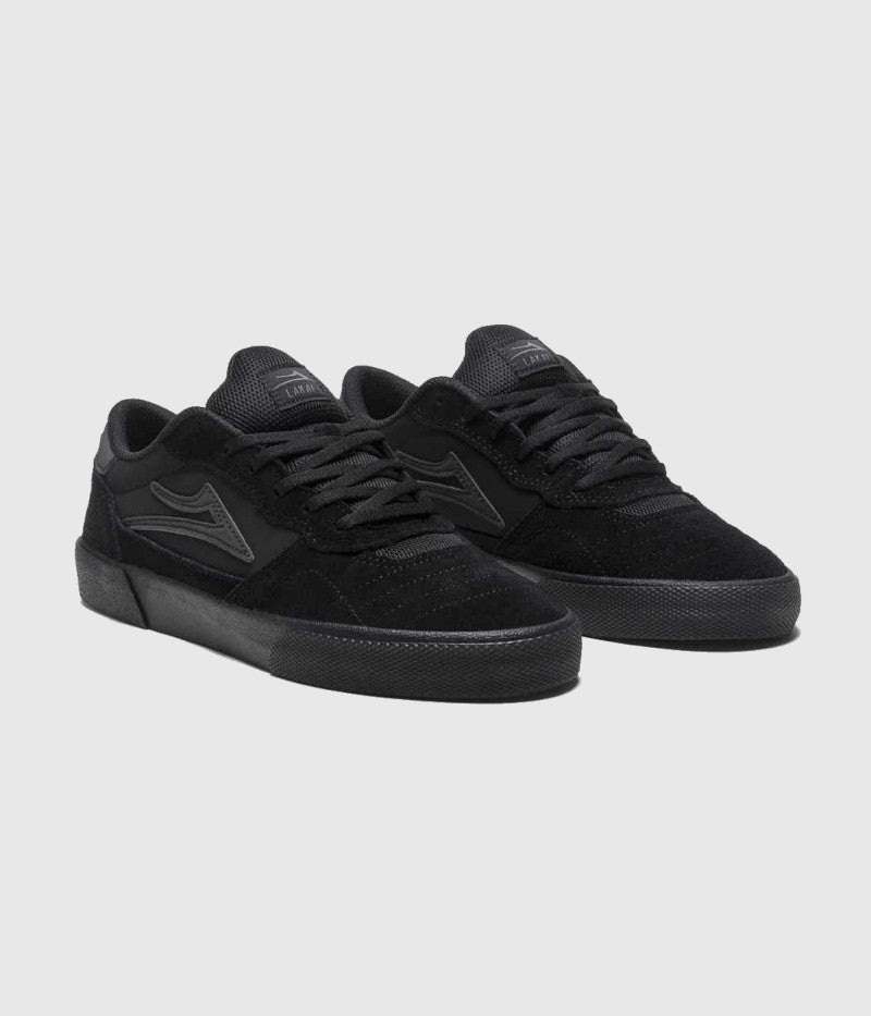 Lakai Cambridge Skate Shoes Black/Reflective Suede – Lariatt