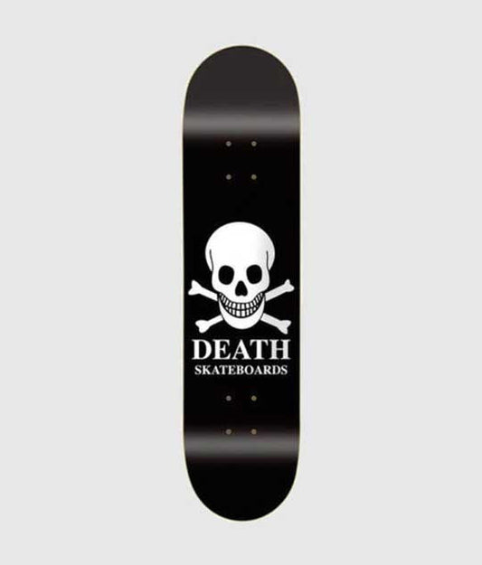 Death Skateboards OG Black Skull Skateboard Deck 8.5"