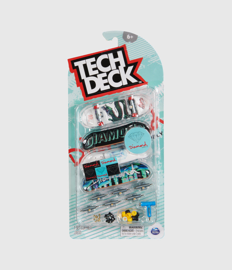 Tech Deck Diamond Deluxe Four Pack