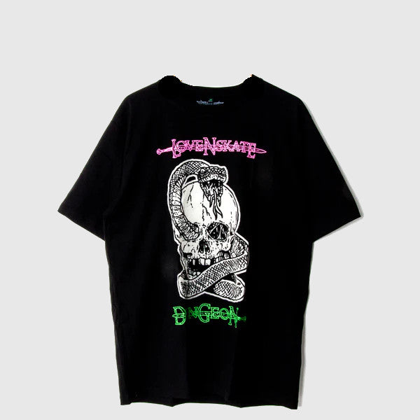 Lovenskate x Dungeon Tee Black