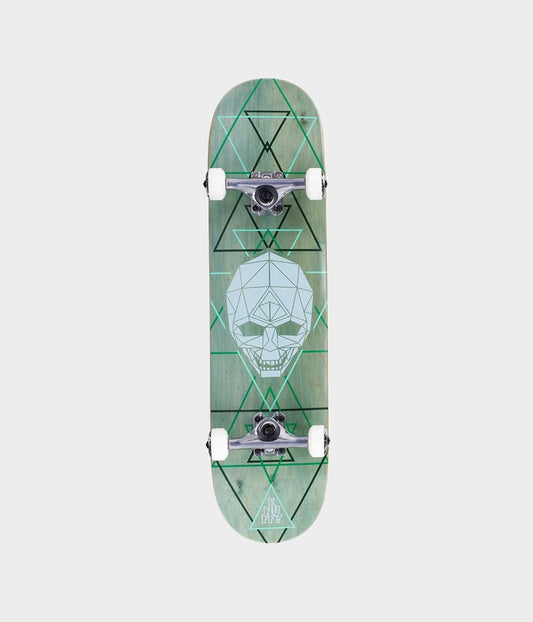 Enuff Geo Skull Complete Skateboard Green 8"