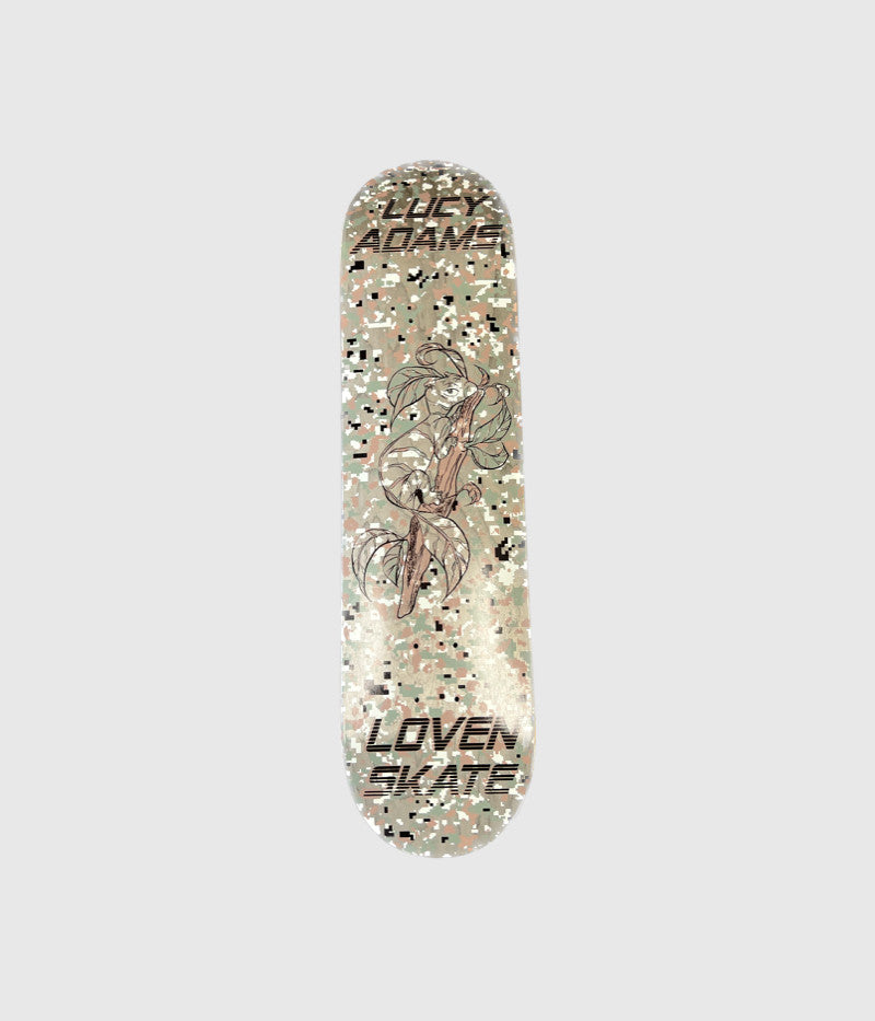 Lovenskate Lucy Adams "Master Of Camo" Skateboard Deck 8"