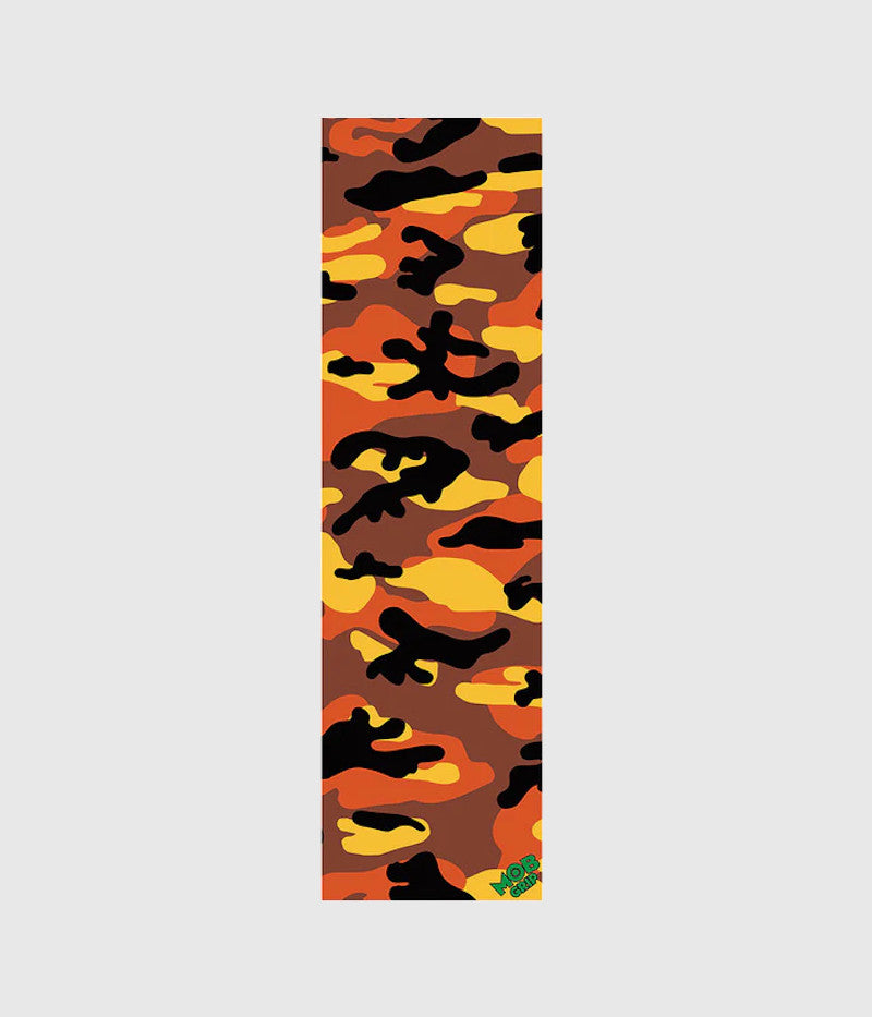 MOB Orange Camo Griptape Sheet 9"