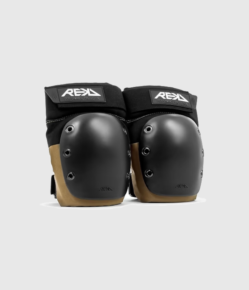 REKD Ramp Knee Pads Black/Tan