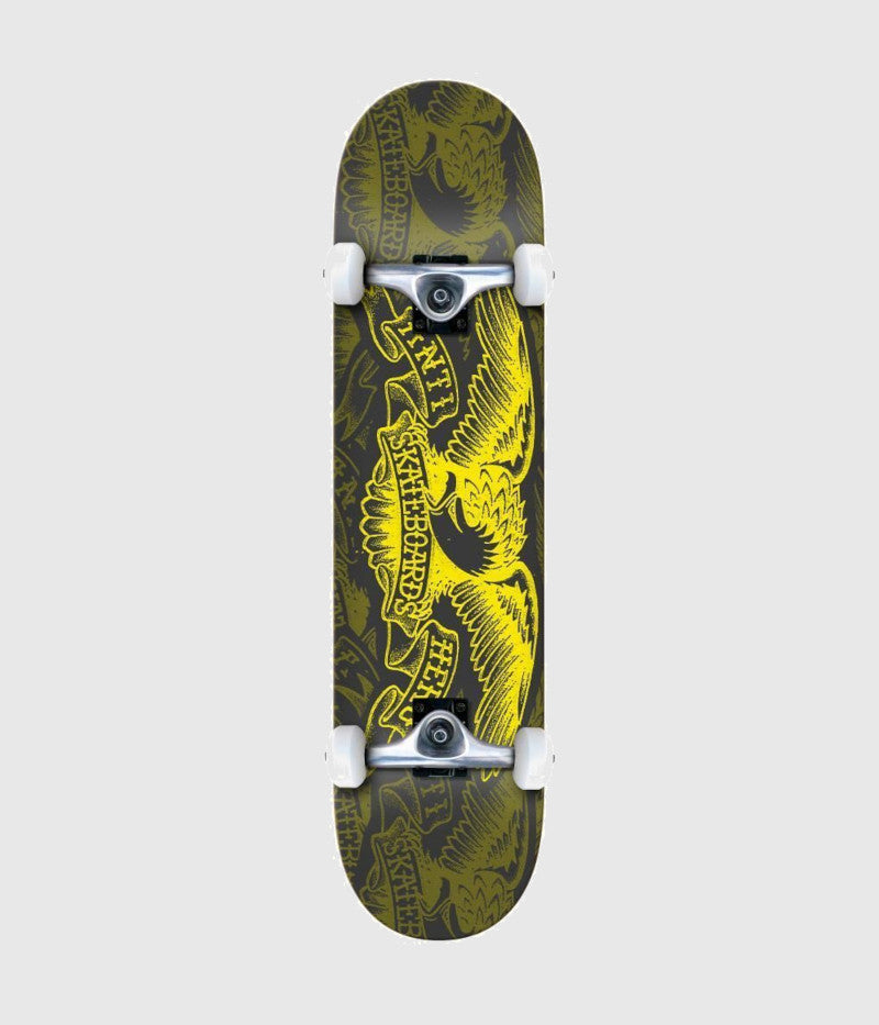 Anti Hero Repeater Eagle Black/ Yellow Complete 8"