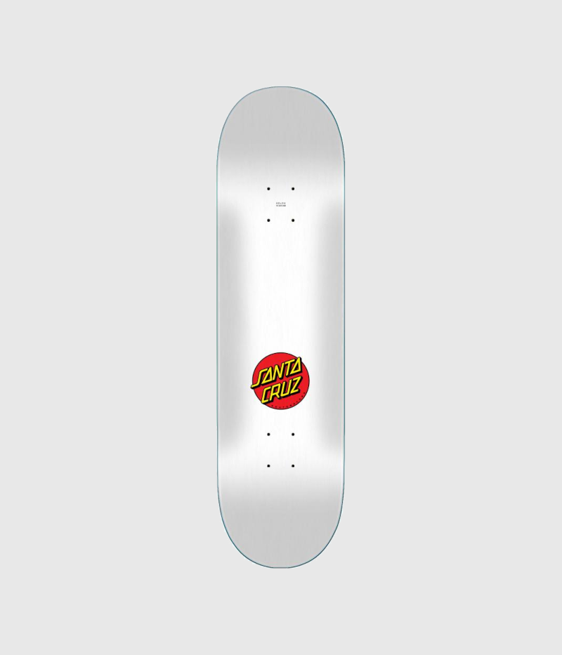 Santa Cruz Screaming Hand Skateboard Deck White 8.25"
