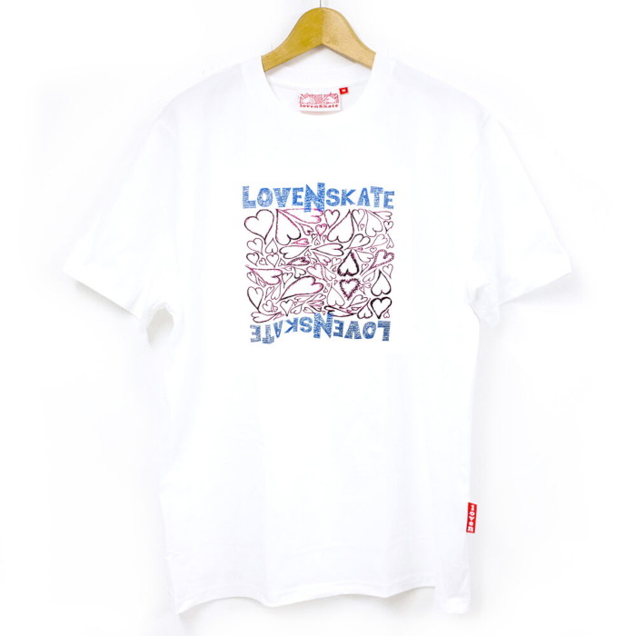 Lovenskate ‘Scribble Heart’ White Tee