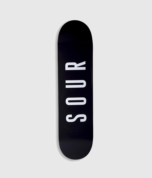 Sour Army Black Skateboard Deck 7.5"