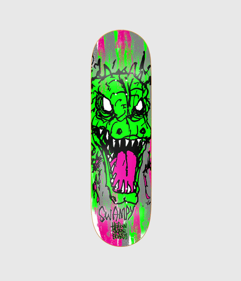 Heroin Skateboards Swampy Savages Deck 9"